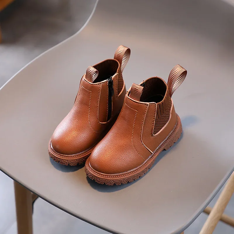 Beauty England Style Chelsea Boots for Kids Girls School
