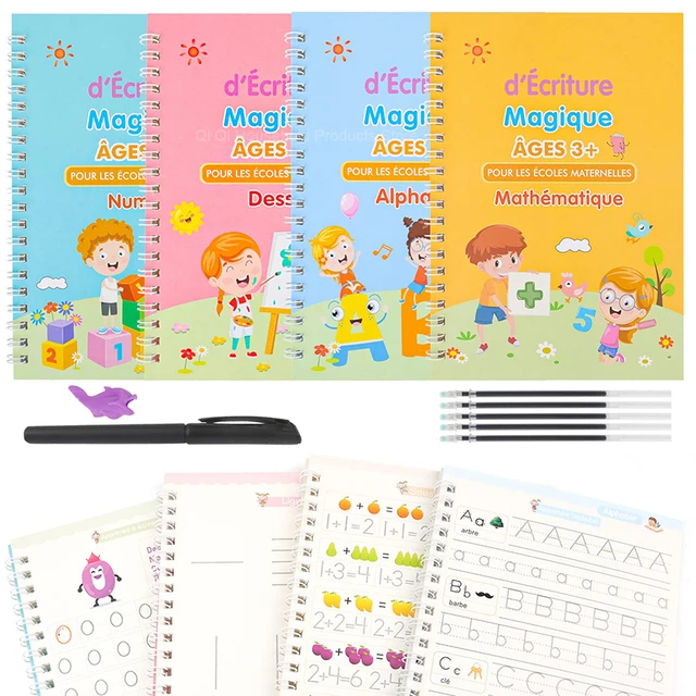 Reusable Handwriting Workbooks for Preschools Grooves Magic Practice  Copybook