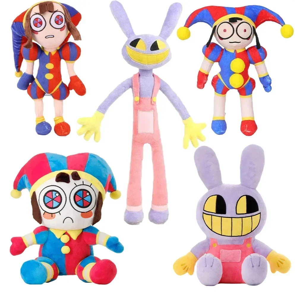 

The Amazing Digital Circus Pomni Digital Circus Clown Toys Anime Doll Pomni Plush Dolls Jax Soft Stuffed Toys Kid Christmas Gift