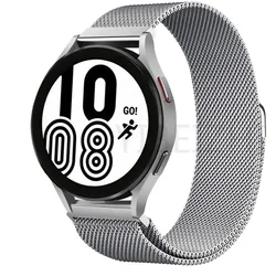 Banda de Reloj de Acero Inoxidable con Malla Milanesa Elegante - Correa de Pulsera Ajustable para Relojes Inteligentes (20mm y 22mm)