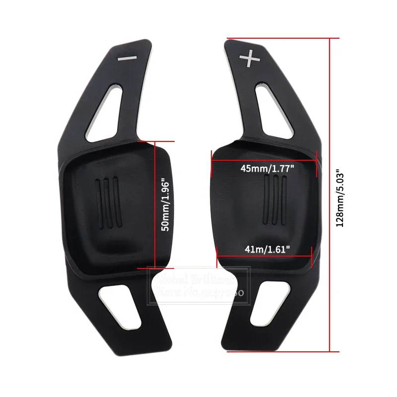 Aluminum Alloy Steering Wheel Shift Paddle Extension for VW TSI Golf7 Golf8 MK7 MK8 TSI POLO MK6 Touareg Tiguan Cc -23 steering wheel paddle extension