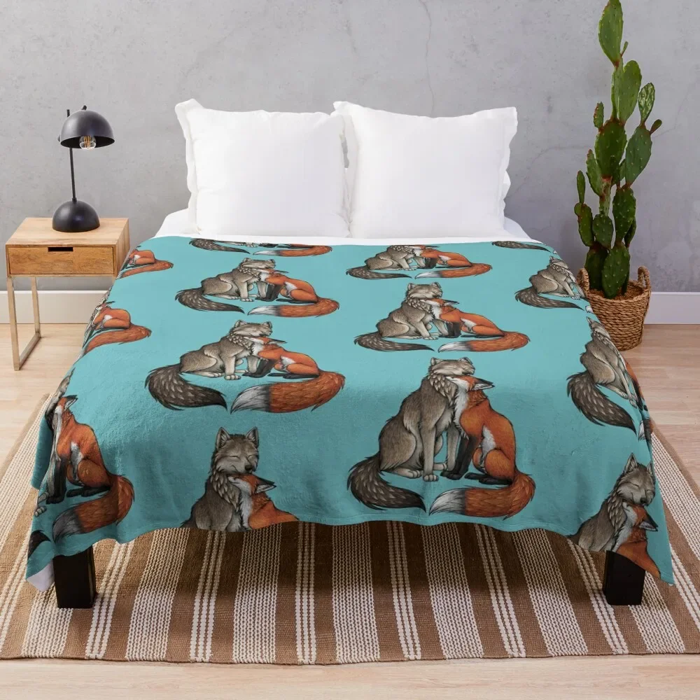 

Wolf & Fox Throw Blanket Luxury Throw Blankets Sofas Of Decoration Bed linens Sofa Blankets