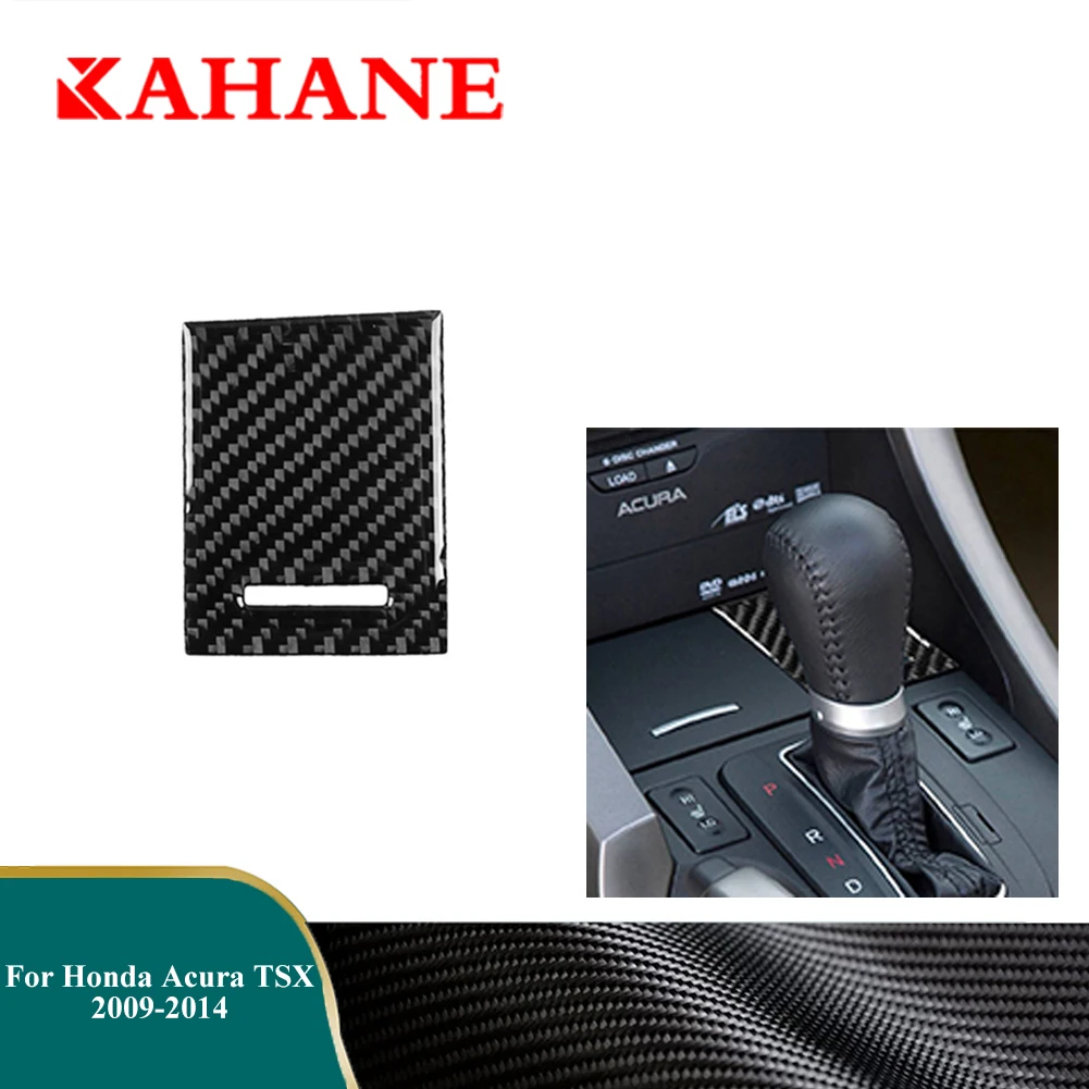 

Car Carbon Fiber Sticker For Honda Acura TSX 2009-2014 Console Power Socket Cover Panel Decorative Accessories Interior Moulding