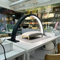 22-inch desk lamp, half-moon LED nail light, nail technology light, three colors of light, adjustable brightness 2