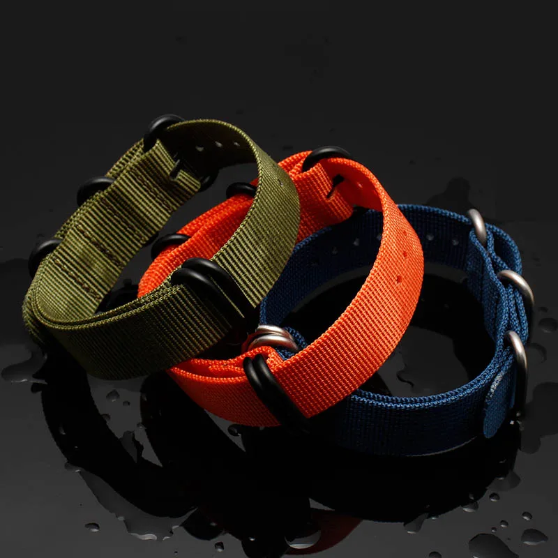 Durable Waterproof Nylon Watch Strap for Army Sport Watch - Multiple Sizes Available