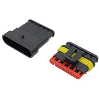 6Pin Waterproof AMP Auto Connector 18AWG M/F 1.5mm Term Quick Disconnect for Car Truck VehicleDJ7061-1.5-11/21 282090-1/282108-1 6