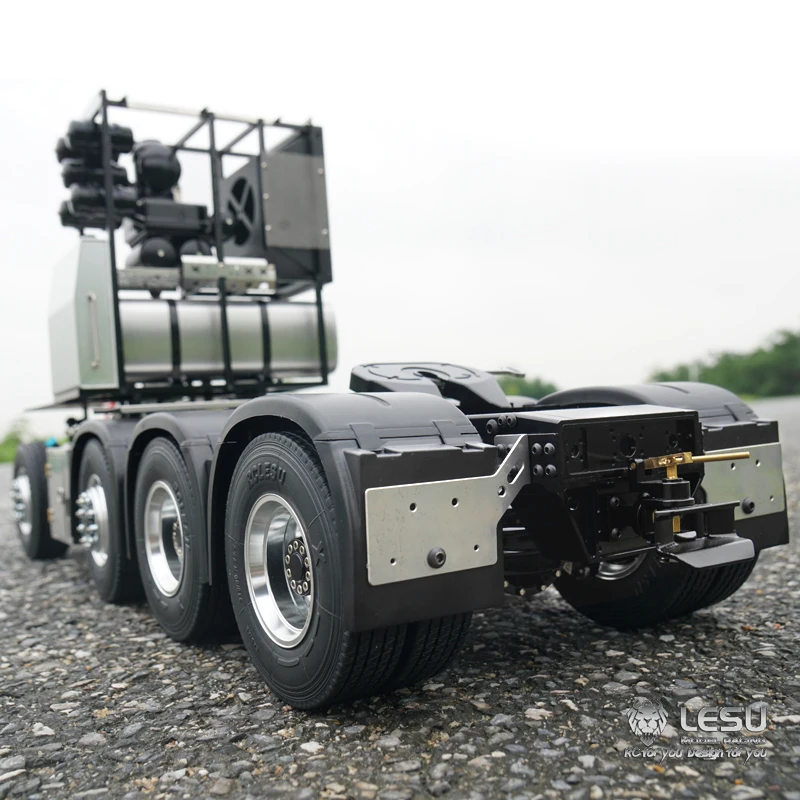LESU 3363 Metal Chassis 1/14 RC Tamiyay 56352 8*8 Tractor Truck Servo Motor Outdoor Toys TH15089 6
