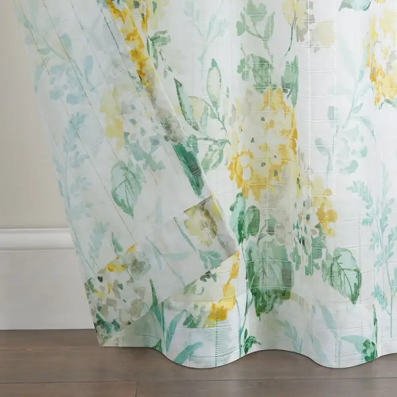 

Blooms Rod Pocket Curtain Panel 50" x 84"