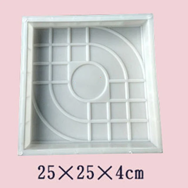 1Pc Path -Maker Diy Pave Peve Pend Kontor Kő Négyzet Alakú Penész A Teraszos Kerthez Pavement Caveve Wall Road 25*25 Cm - Image 6