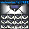 New Upgrade Solar Street Light 12/8/6/4/2/1Pcs Outdoor Solar Wall Lamp PIR Motion Sensor Powered Sunlight for Garden Courtyard 1