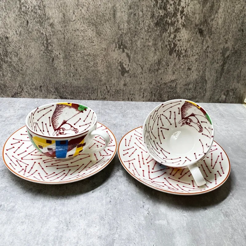 

Royal European Ceramic Coffee Cup Teacup Porcelain Creative Fashion Tea Cup And Saucer Set Drinkware