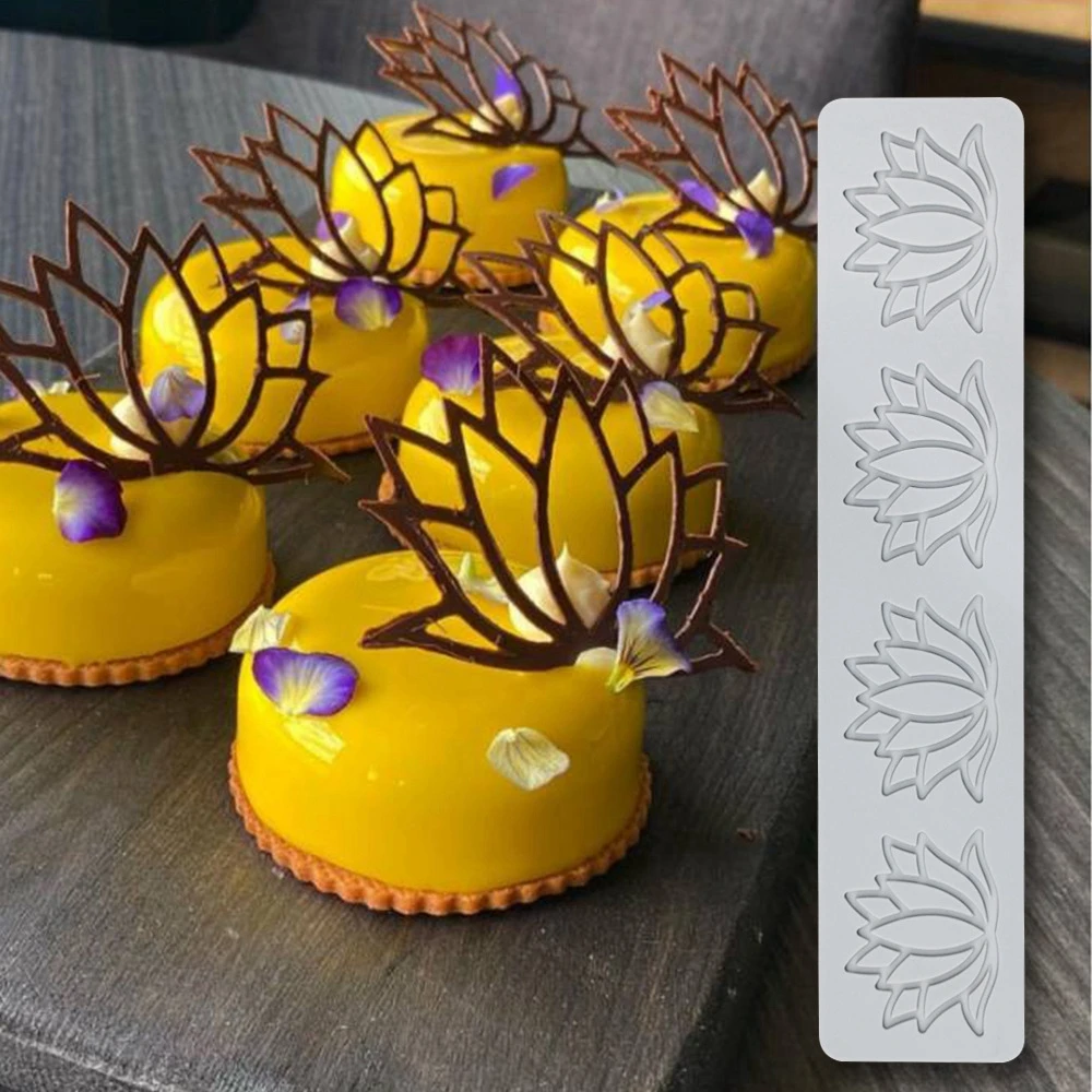 

モールド Flower Lace Pad Cake Decoration Fondant Cake 3d Mold Food Grade Silicone Mould