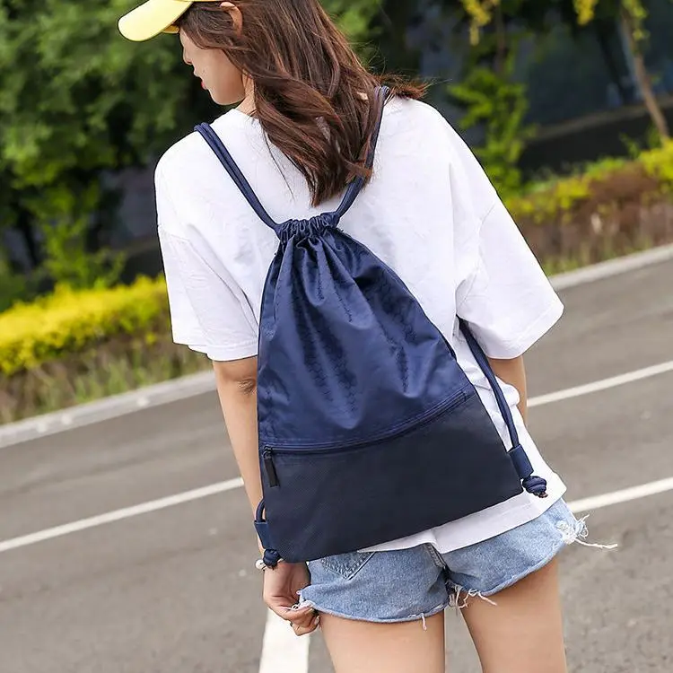 

Sport Bag Basketball Soccer Volleyball Bag Drawstring Backpack Beach Swimming Backpack Gym Fitness Waterproof Oxford Unisex