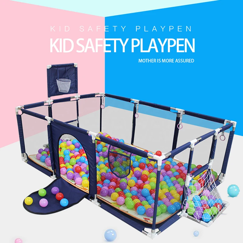 Baby Playpen Kids Fence with Safety gate –