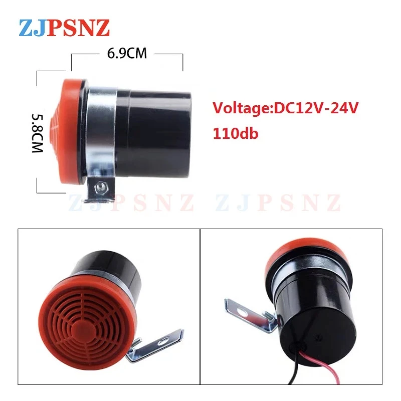Universal Waterproof Vehicle Reverse Alarm with 110dB Warning Horn Sound