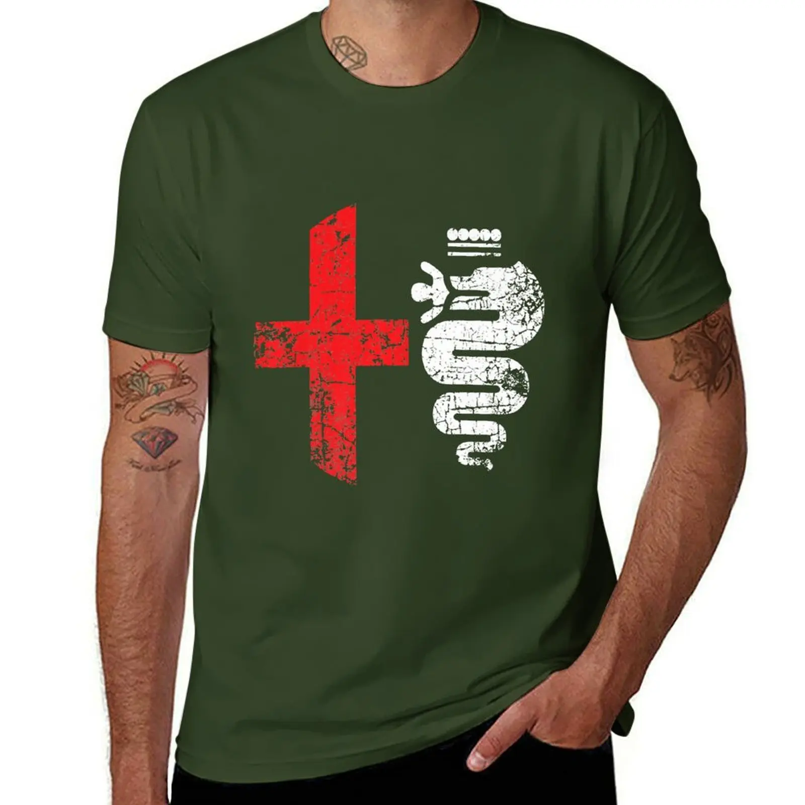 Alfa Car Drivers Stylish Grunge Logo Oversized White T-Shirt