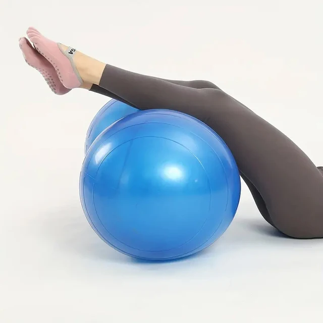 1PC Thickened capsule ball massage training fitness ball yoga ball (with air cylinder air plug air pull) 6