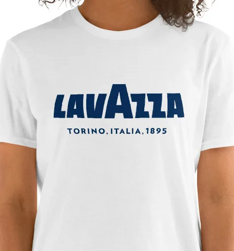 Lavazza Espresso Coffee Logo T Shirt S 3Xl Maniche Lunghe O Corte