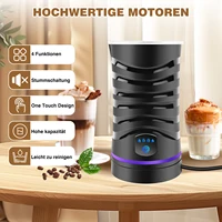 Mousseur à lait électrique automatique 4 en 1, adapté pour la mousse de lait chaude et froide, latte, cappuccino, macchiato, noir 7