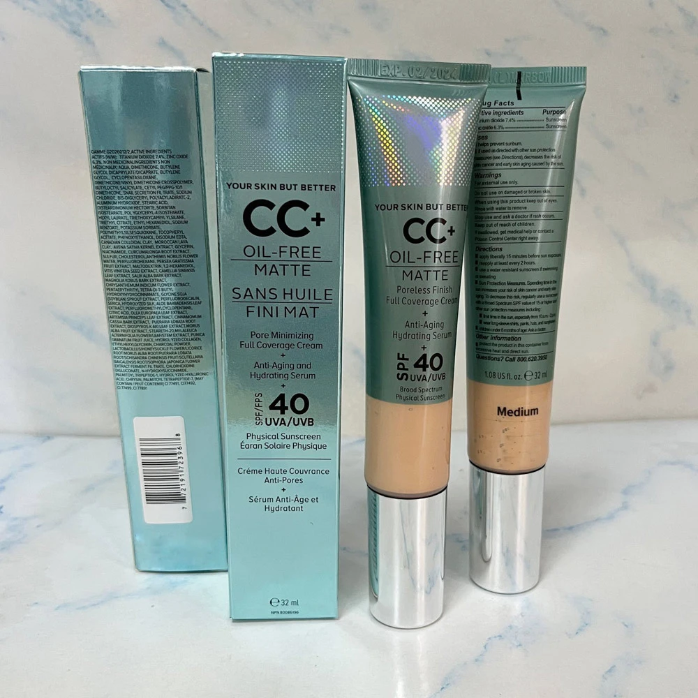 CC+ Oil Free Matte Pore Minimizing Cream 12Pcs/Lot 32ML