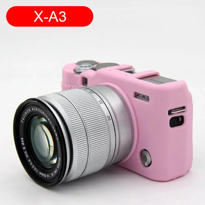 Camera Soft Silicone Case for Fujifilm Fuji X-A1 X-A2 X-M1 X-A3 leather camera bag Bags & Cases