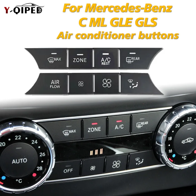 에어컨 창 라디오 수리 단추, 메르세데스 벤츠 C 클래스 GLK CLS ML GLE GLS 캡 교체 액세서리 도구 W204