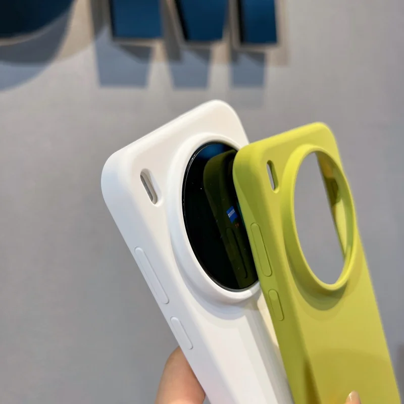 Luxury Soft Liquid Silicone Shockproof Phone Case - Colorful, Smooth Finish