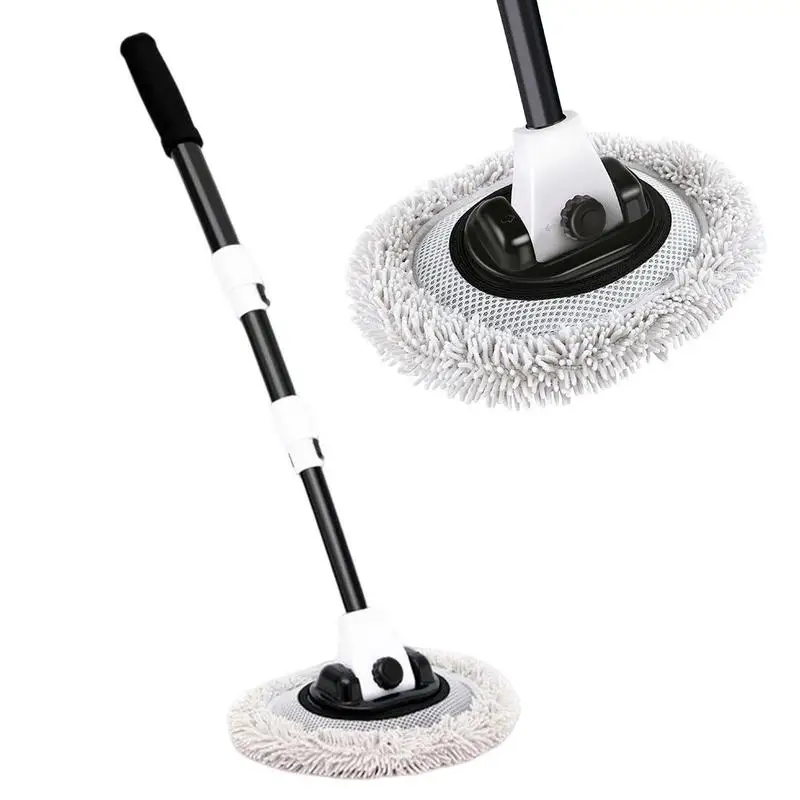 

Car Wash Brush Long Handle Adjustable Soft Brush Anti Scratch Telescopic Rod Design Cleaning Mop Car Wash Mop Accessories