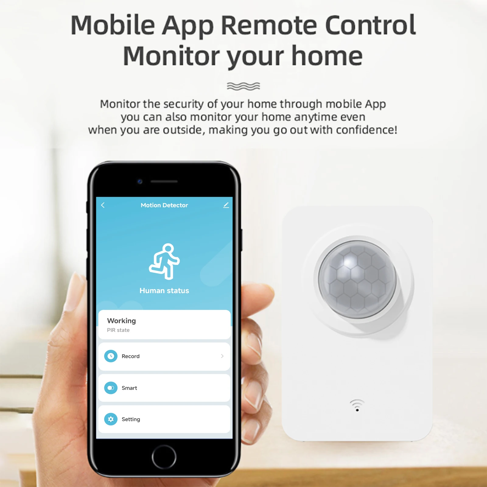 Tuya Smart Life PIR Human motion sensors scene linkage security protection system and home intelligence