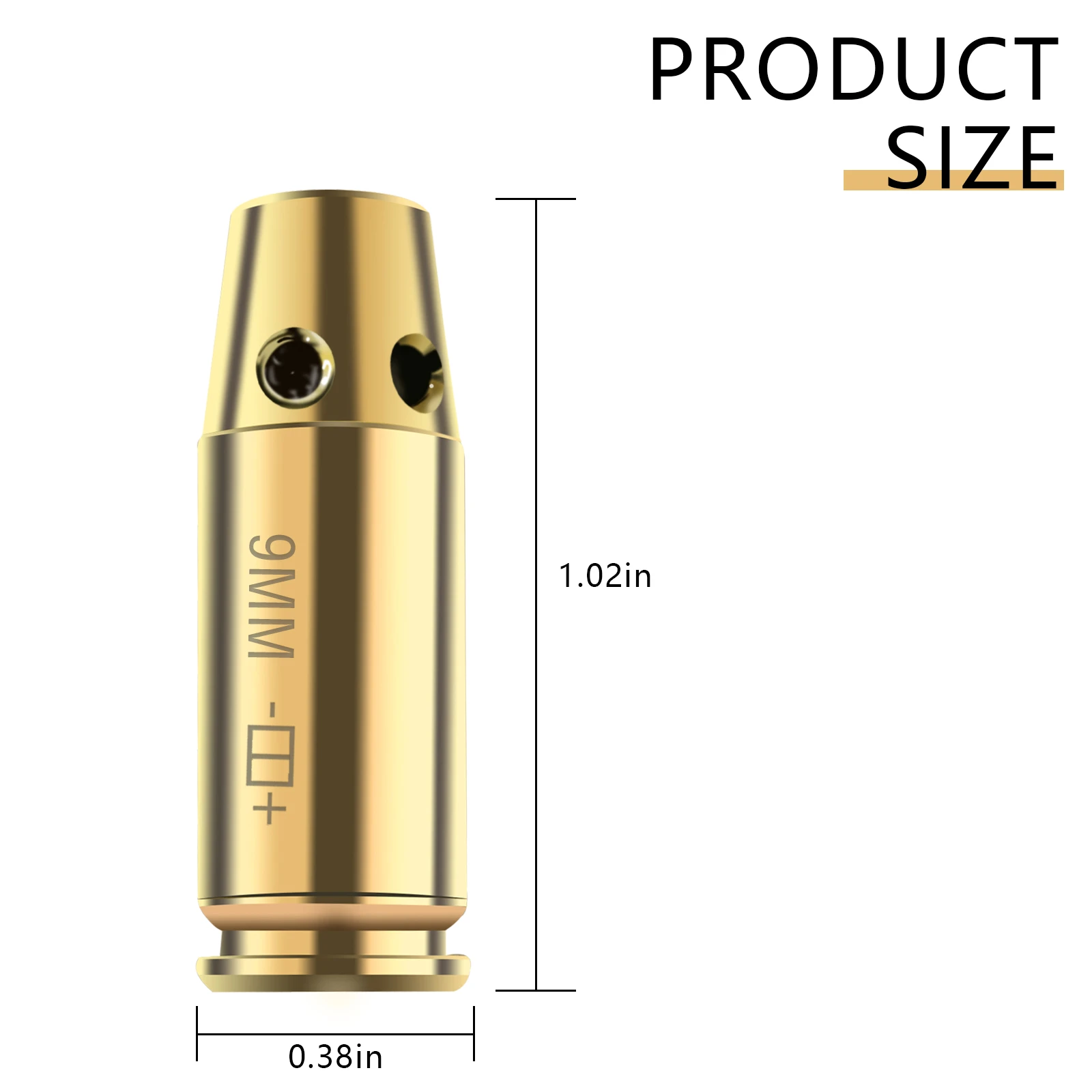 9mm Red Dot Laser Sight 650nm 6 Batteries Cal Caliber Hisecome For Dry Fire Simulation Practice And Hunting Training