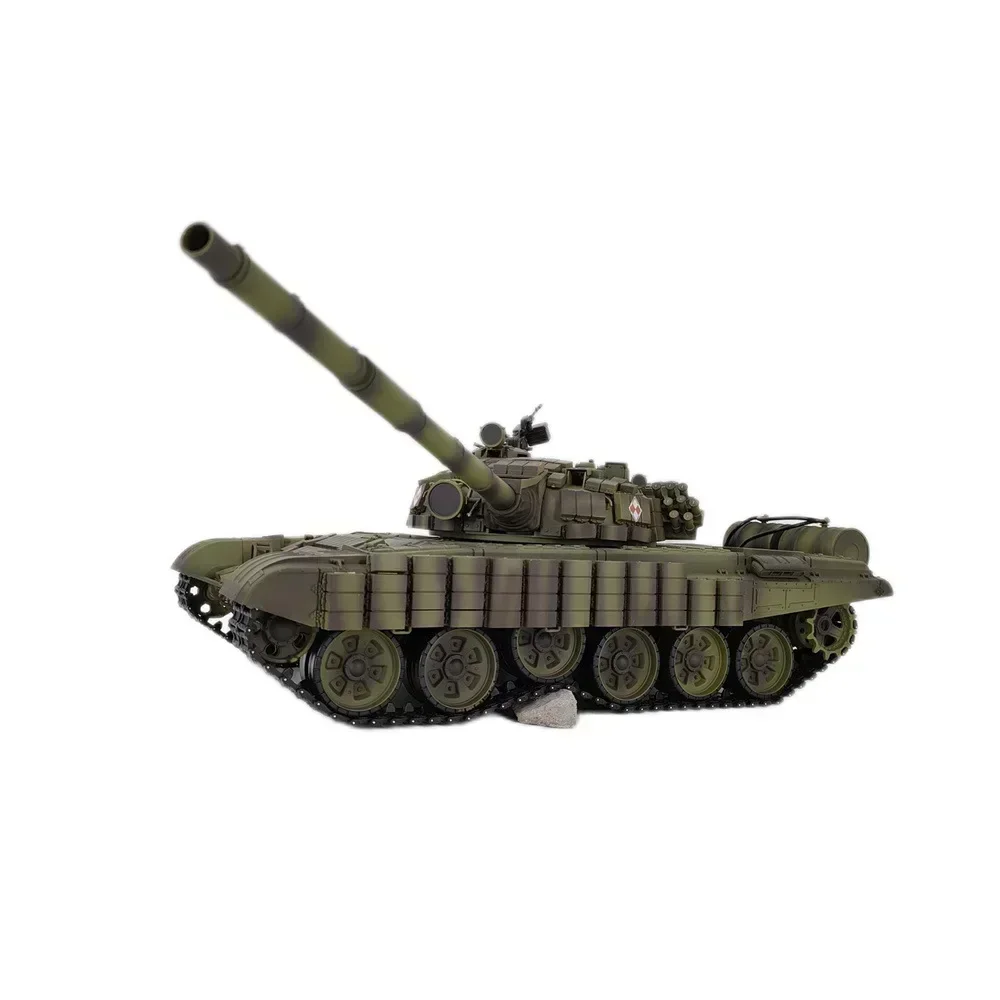 원격 제어 메인 배틀 오프로드 탱크, 러시아 T-72 대형 전투 RC 시뮬레이션 탱크 모델, 어린이 야외 장난감, 신제품