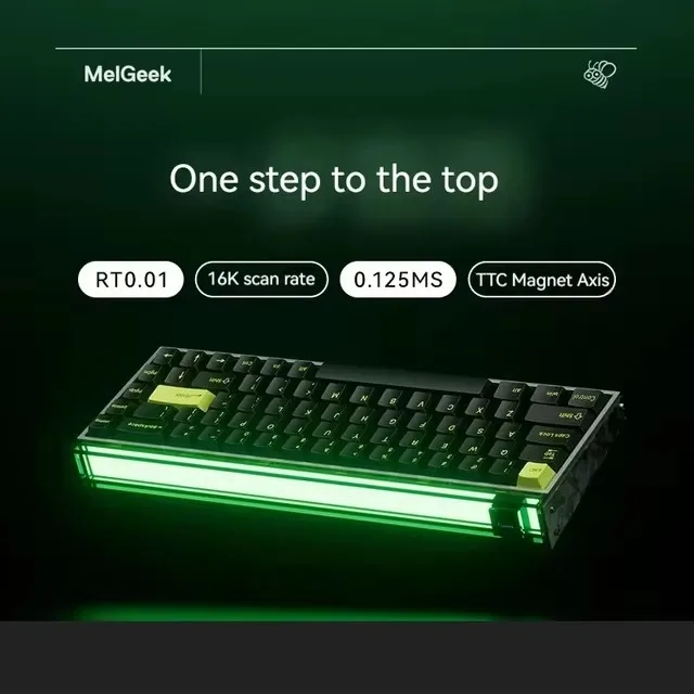 MELGEEK MADE68 超磁気スイッチ有線キーボードアルミ合金軽量 PC