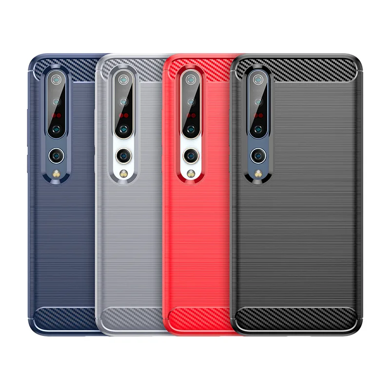 

Case for Xiaomi 10T/10T Lite/10T Pro, Phone Cover for Xiaomi 10/10 Pro/10i/10S/10 Lite 5G, TPU Silicone Brushed Shockproof Case