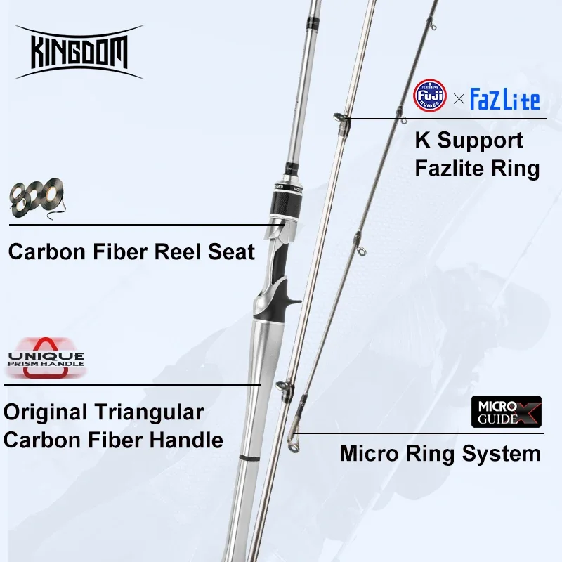 KINGDOM シルバーニードル Kingdom SILVER NEEDLE Ultralight Fast Rod Fuji Ring 1.68m 1.8m