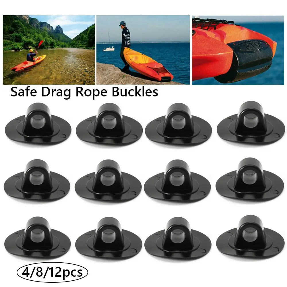 Inflatable Boat Accessories Safe Hooks Drag Rope Buckle Rowing Boats Buttons 