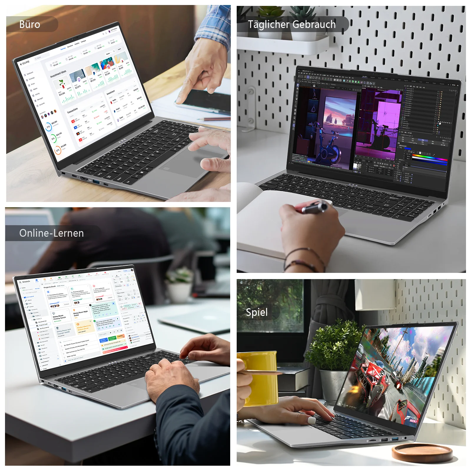 17.3" Fhd Ips Laptop with Amd Ryzen 3 3250C, 8Gb Ddr4, 512Gb Nvme Ssd, Windows 11 Pro, Wifi 6, and Bluetooth 5.3 - for Office & Study