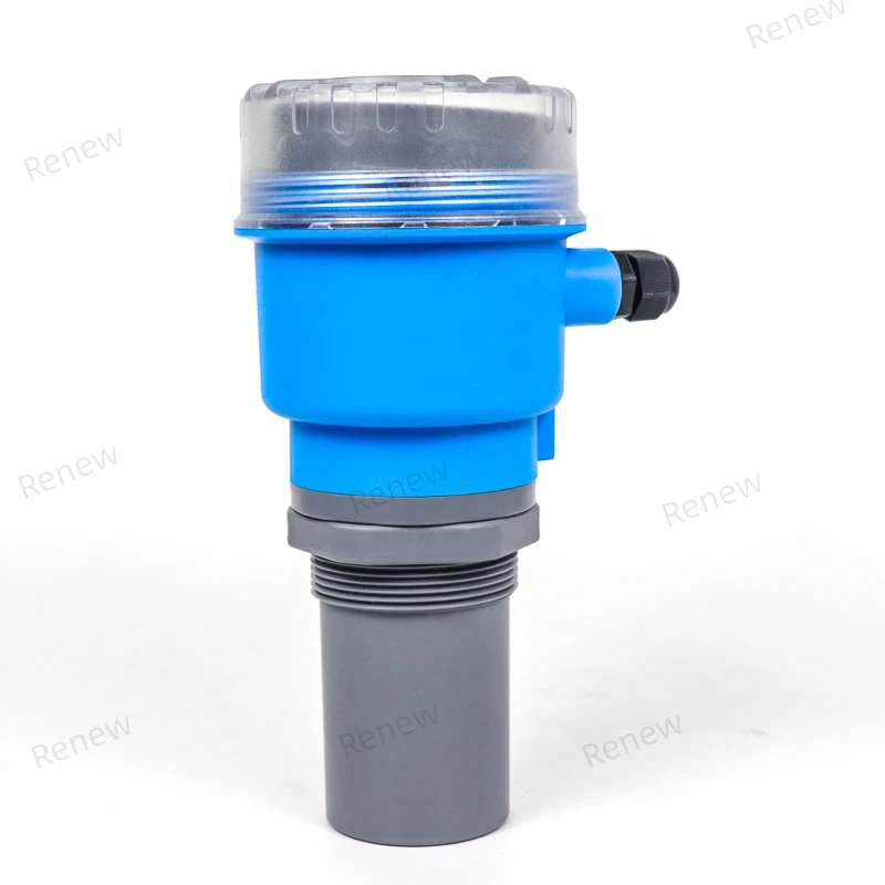 Liquid Level Sensor 5m 10m 20m 4-20ma Ultrasonic Level Meter No Contact Sanitary Olive Oil Tank Ultrasonic Level Sensor For Grain Solids Silo