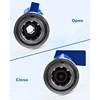 High Pressure Washer Ball Valve Kit 3/8 or 1/4 Quick Connect Fittings for Power Washer Hose Control Water Flow Switch 4500 PSI 3