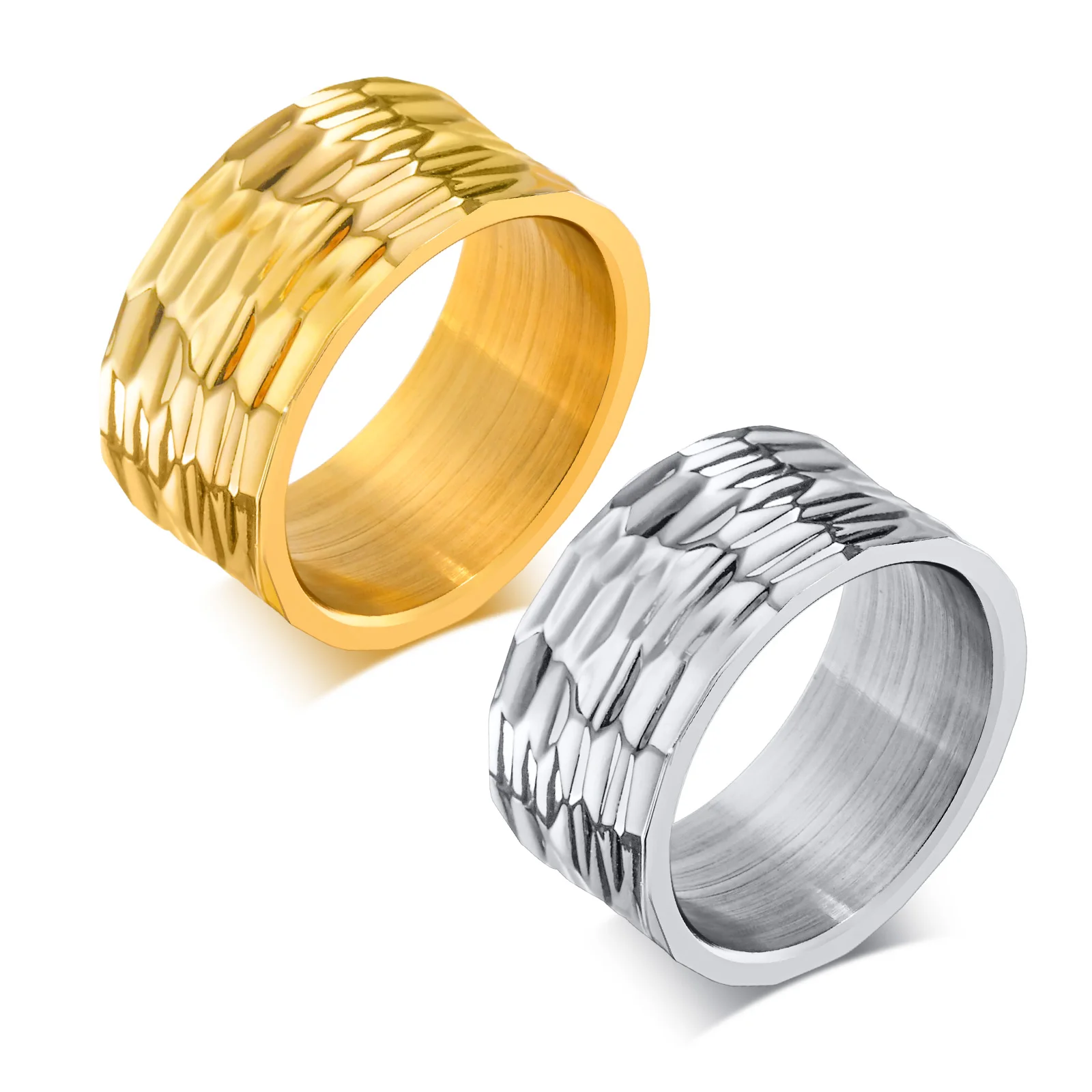 PAMTIER Uomini Donne Anello In Acciaio Inossidabile A Maglie - Foto 10