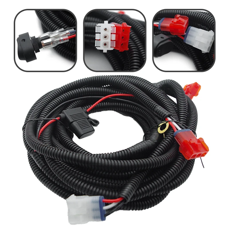 

Light Wiring Harness Black Plastic Fit for Yamaha G29 G14 G16 G19 G22 EZGO TXT RXV