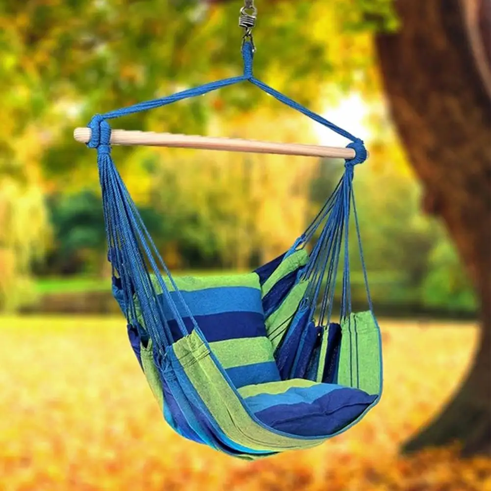 

High-end Outdoor Leisure Swing Hanging Chair Sturdy Swing Seat Patio Hammock Hanging Swing Bed for Garden