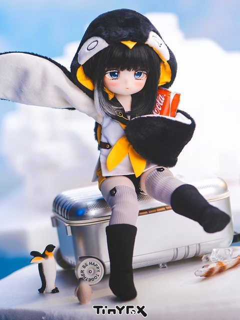 Cute Tinyfox Seal Special 1/6 Bjd Girl Body Nomi Mjd Kawaii