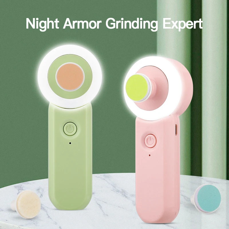 Luminous Rechargeable Newborn Electric Nail Clipper Baby Anti-clamping Scissors Baby Nail Scissors Set Grinder nail clipper nail care kit nail grinder