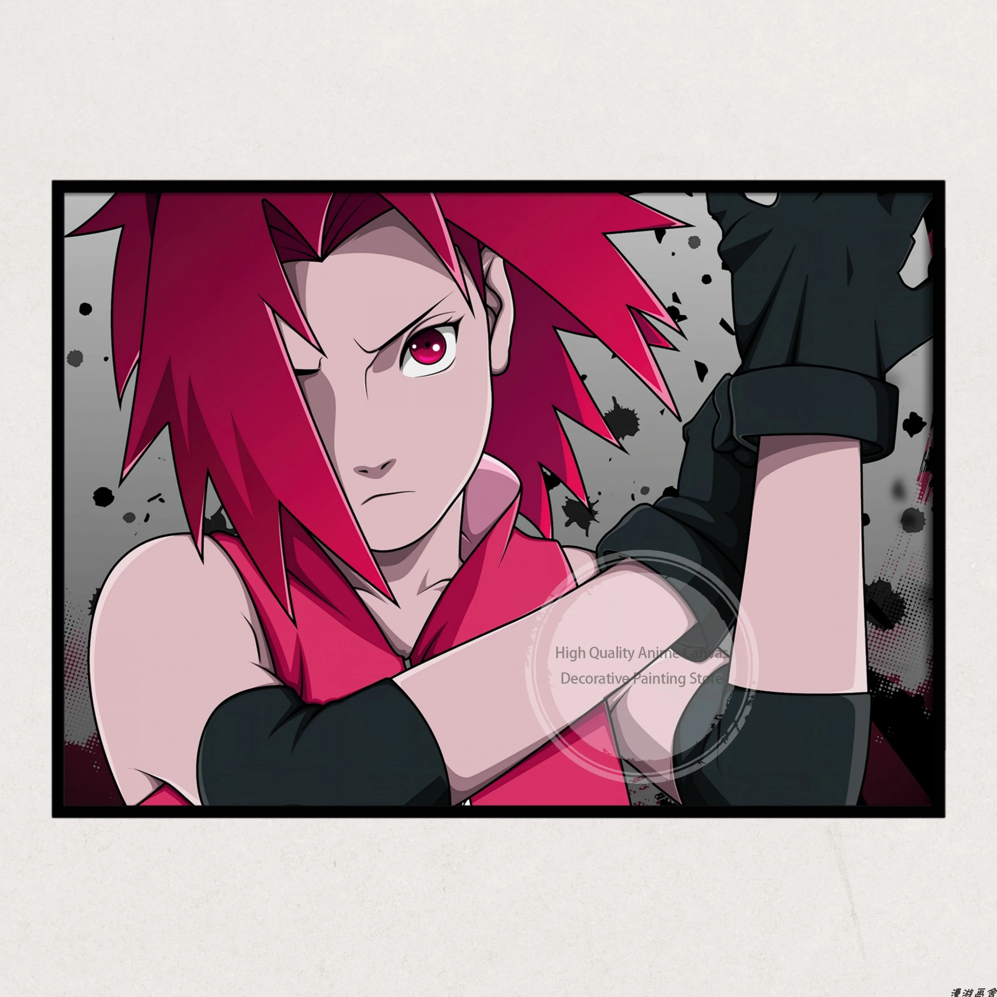 Naruto Anime Decorative Poster for E-sports and Living Spaces