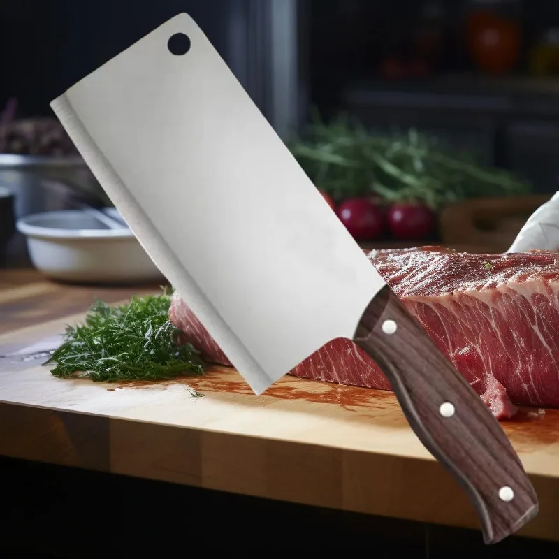 High Quality Kitchen Knives, Multi-purpose Sharp Slicing Machines, Stainless Steel Chef's Meat Cutting Knives, with High Cost