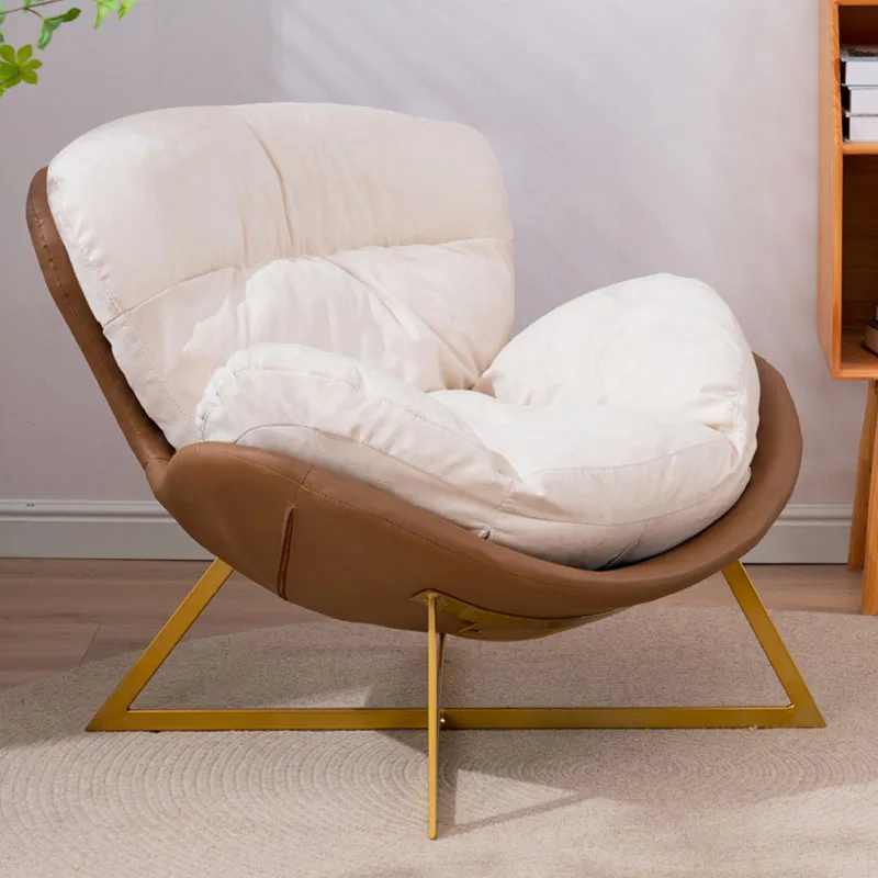 

Dining Nordic Rocking Chair Gamer Lounge Design Modern Living Room Armchair Accent Muebles Para El Hogar Home Furniture TY20XP