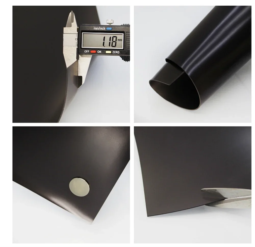 Rubber Soft Magnet 600mmx0.5mm Sheet Magnet 0.5mm Thickness 1M LONG Advertising Or Board Magnetic