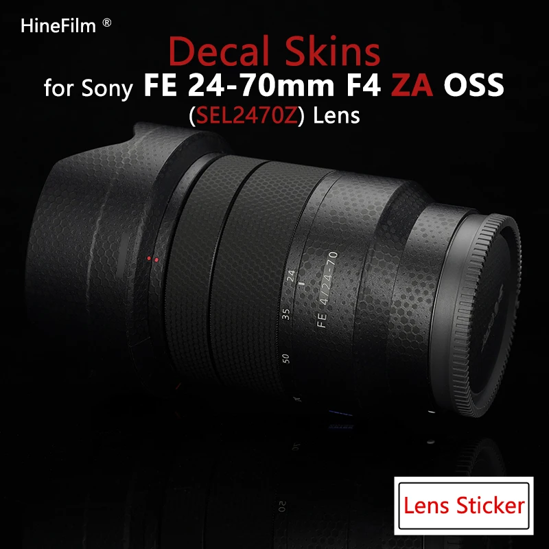 Fe24-70F4 Za Lens Decal Skin Per Sony Fe 24-70Mm F4 Za Oss Lens Stickers Sel2470Z Pellicola Protettiva Pellicola Vinilica 3M