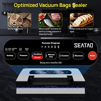 Seatao VH5188 vacuum packing machine Built in cutter&storage Multifunction Automatic Vacuum Sealer Machine Commercial 2