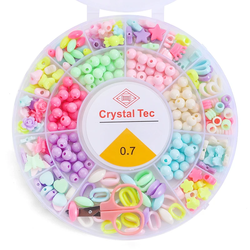 Clay Beads & Charms Jewelry Crafting Kit - DIY Alphabet & Art Kit